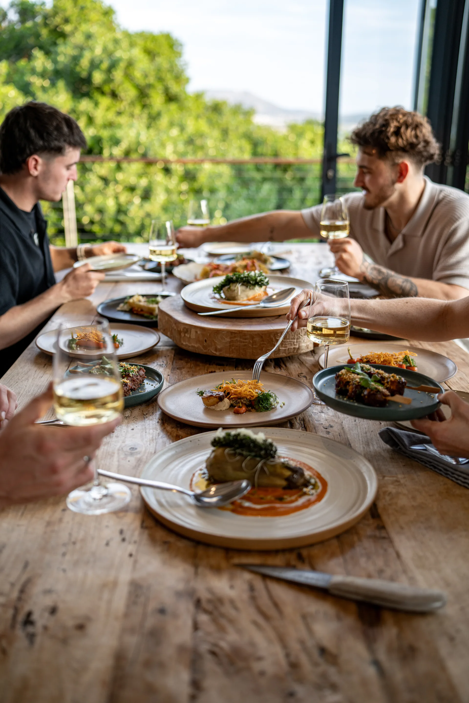 Private Chef preparing dinner in a luxury Camps Bay villa